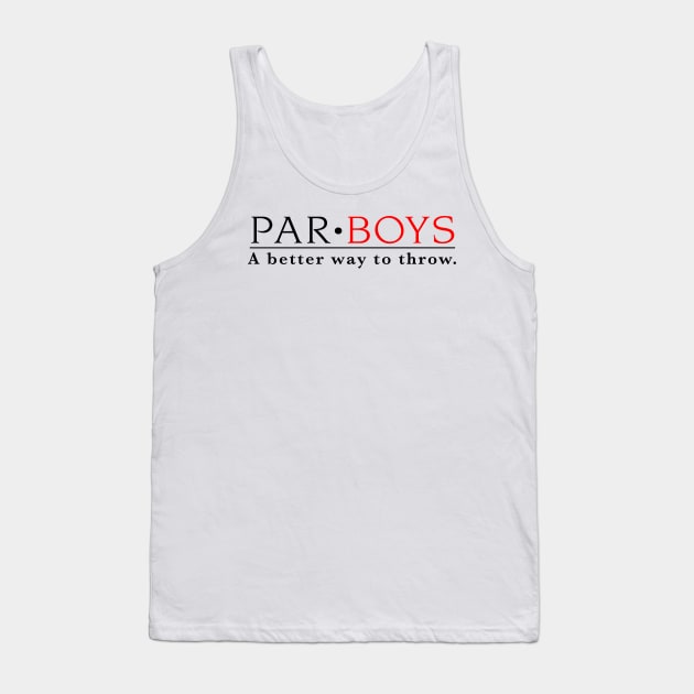 Par Boys Disc Golf Team Shirt Tank Top by ToRah Enterprises